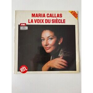 Maria Callas La Voix Du Siecle LP EMI Direct Metal Mastering Import France VG+